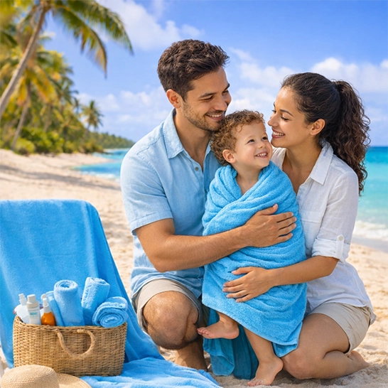 Premium beach bath linen rentals for vacation homes and resorts, soft, clean, and guest-ready essentials