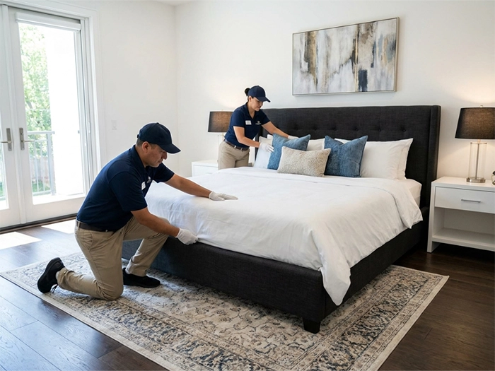 Professionally cleaned linens and towels keep Avalon vacation rentals fresh, clean, and guest-ready.